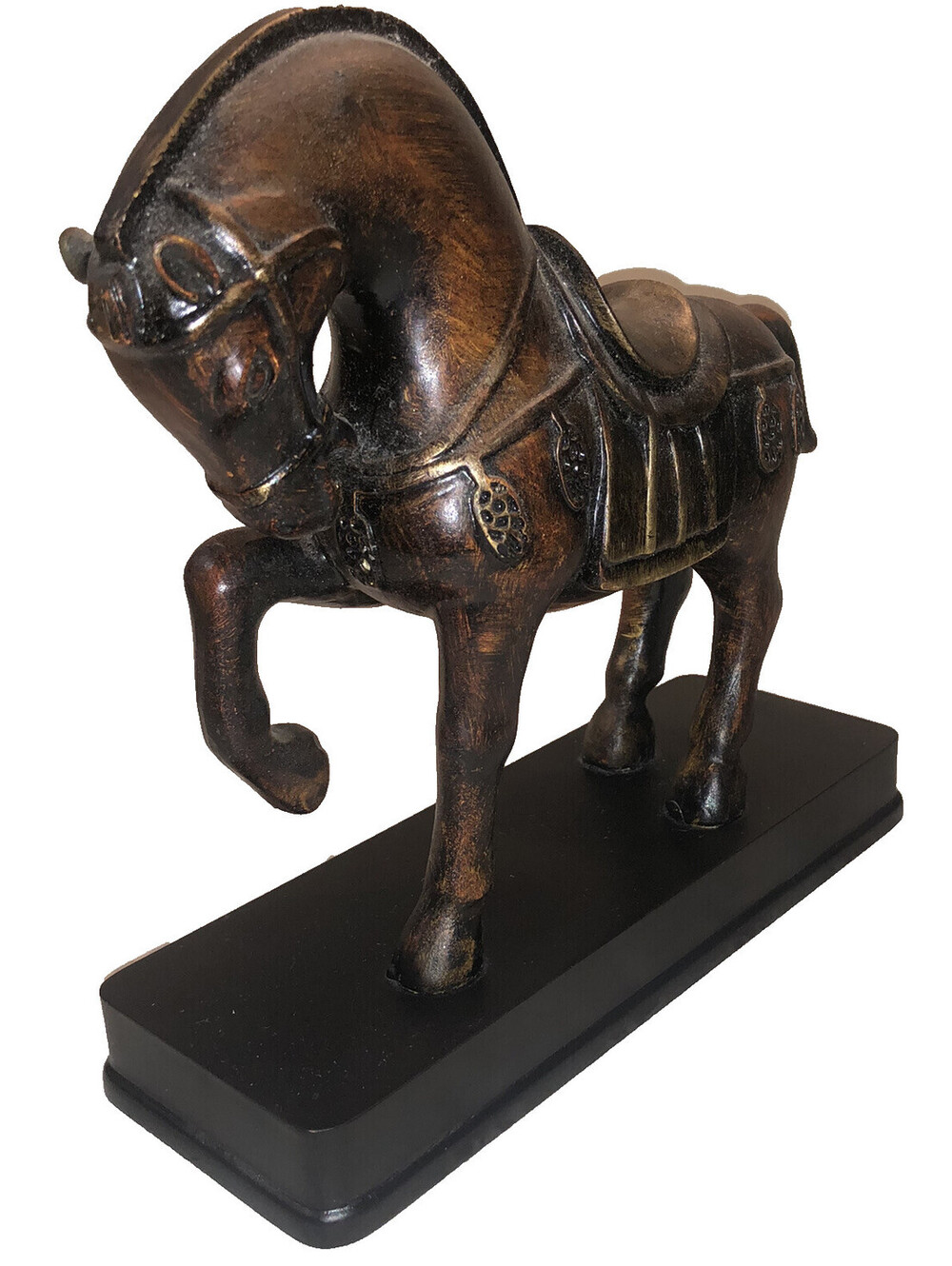 Mashburn Traditional Horse "Brown" Statue /Sculpture Stand